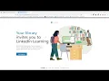 Accessing LinkedIn Learning through SDPL