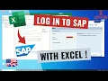 Log in to SAP with Excel and VBA - Open Transaction english