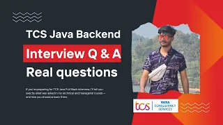 TCS Java Backend Interview Questions Answers L1 L2 Real Experience 2026