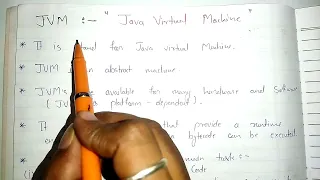Java Virtual Machine JVM Java Programming CS Chopda Classes