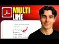 How to Make a Multi Line Text Field in PDF Using Adobe Acrobat Pro DC Tutorial 2026