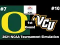 #7 Oregon vs #10 VCU - NCAA Basketball 10 Simulation!