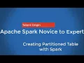 Creating External Table with Spark