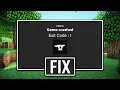 How to Fix Minecraft Forge Exit Code 1