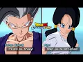 Videl Does NOT Recognize Beast Gohan - Dragon Ball Sparking Zero DLC 1 Interactions Dialogue