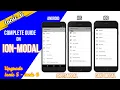 Ionic 6 What s New Upgrade Ionic 5 - Ionic 6 Ionic 6 Bottom Sheet Complete guide on ion-modal