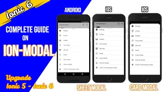 Ionic 6 What s New Upgrade Ionic 5 - Ionic 6 Ionic 6 Bottom Sheet Complete guide on ion-modal