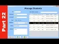 JAVA - Student Information System Project In Java Using NetBeans With Source Code Part 22