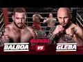 Lagu BALBOA vs GLEBA. Finał turnieju GROMDA. Król nokautu walk na gołe pięści.  I CAŁA WALKA