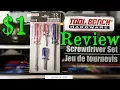 Dollar Store Tool Bench Hardware Screwdriver Set Review