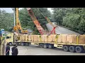 Download Lagu BUKAN SOPIR SEMBARANGAN‼️ TRUK SUPER PANJANG MUATAN BETON RAKSASA 80 TON LEWAT SITINJAU LAUIK
