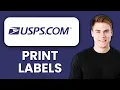 NEW How to Print Labels in USPS Click-N-Ship 2025 Step-by-Step Shipping Guide