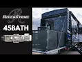 Tour the ALL-NEW Riverstone 45BATH Toy Hauler Luxury Fifth Wheel by Forest River