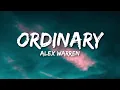 Download Lagu Alex Warren - Ordinary (Lyrics)
