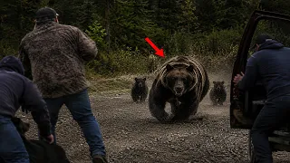 The Most Terrifying Bear Encounter Ever Filmed!!!