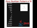 Java Pattern 16