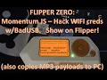 111 FlipperZero BadUSB JavaScript deploys payloads show exfil data on Flipper