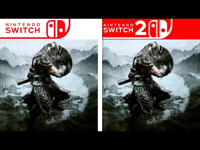 SKYRIM | Switch VS Switch 2 | Final Graphics Comparison