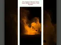 Man walking under fire🔥 Czech Republic #travel #culture #czechrepublic #kutnahora #subscribe