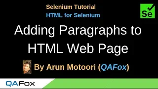 HTML for Selenium - Part 5