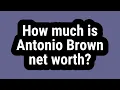 How much is Antonio Brown net worth