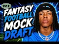 Live Fantasy Football Mock Draft