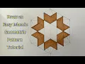 LEARN HOW TO DRAW AN EASY ISLAMIC GEOMETRIC PATTERN