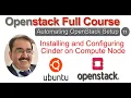 Openstack 3 Node Cluster on Ubuntu - Installing and Configuring Cinder on Compute Node
