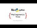 Drawing a Phylogenetic Tree using PYTHON Biopython tutorial Bioinformatics