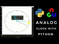 Analog clock in python and OpenCV