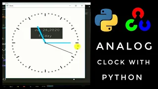 Analog clock in python and OpenCV