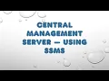 In Tamil SQL Server - Central Management Server