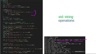 Eng C string and stringstream