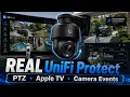 I Tested UniFi Protect at Home PTZ Tracking Apple TV Viewing Real Camera Events