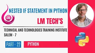 NESTED IF STATEMENT - AGE AND GENDER CONDITION IN PYTHON TAMIL FULL EXPLANATION IN TAMIL PART-22