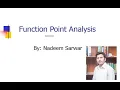 Function Point Analysis Software Project Management