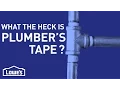 What the Heck is Plumber s Tape DIY Basics