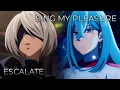 Download Lagu escalate x Sing My Pleasure | Mashup of NieR:Automata Ver1.1a, Vivy: Fluorite Eye's Song