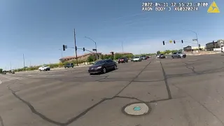 HOODSITE Chase ends with motorist in stolen pickup truck slamming into patrol car