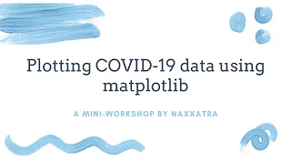 Plotting COVID-19 data using Python
