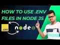 How to use Environment Files env in Node js - Tutorial dotenv