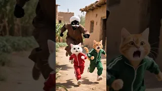 شوف اللي حصل مع القط مياو لما كسر العجلة Shorts Ai Cat Viral 