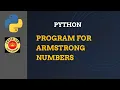 Program for Armstrong Numbers Hindi