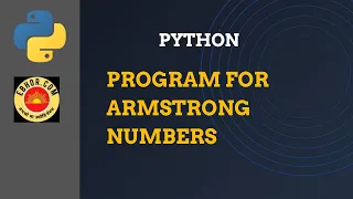 Program for Armstrong Numbers Hindi