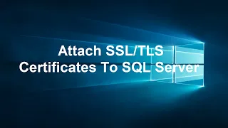 How to Configure certificates for SQL Server Secure Your Data with Encryption