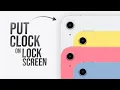 How to Put Clock on iPad Lock Screen tutorial