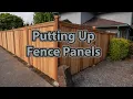 Putting Up Fence Panels