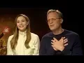 Download Lagu Elizabeth Olsen Singing Spice Girls 'Two Become One' To Paul Bettany | Funny Avengers Interview