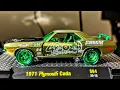M2 Machines O Reillys Auto Parts Exclusive Set Release 4 with RAW Cuda Super Chase