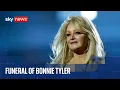 Fans gather with friends and family for Bonnie Tyler s funeral
